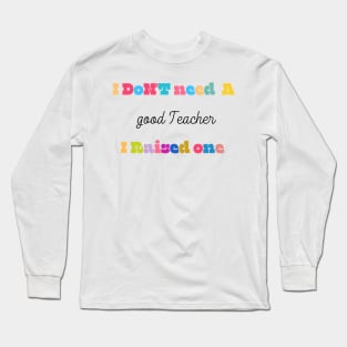 Teacher Profession Long Sleeve T-Shirt